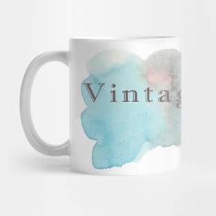 Vintage Watercolor Splotch Mug